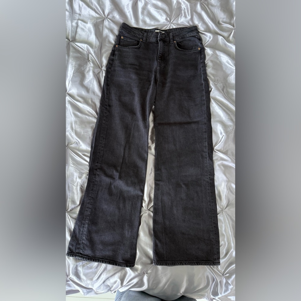 H&M Black wide legs Jeans